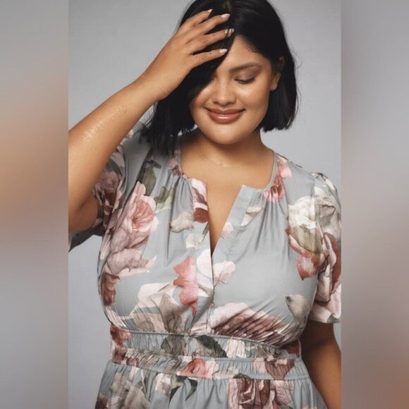 NWT Size 3X- Loverly Grey x Anthropologie The Somerset Mini Dress  (NWT US$ 140) - Picture 2 of 15